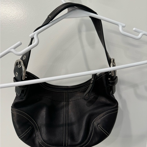 COACH. Shoulder handbag. Small black - Picture 7 of 10